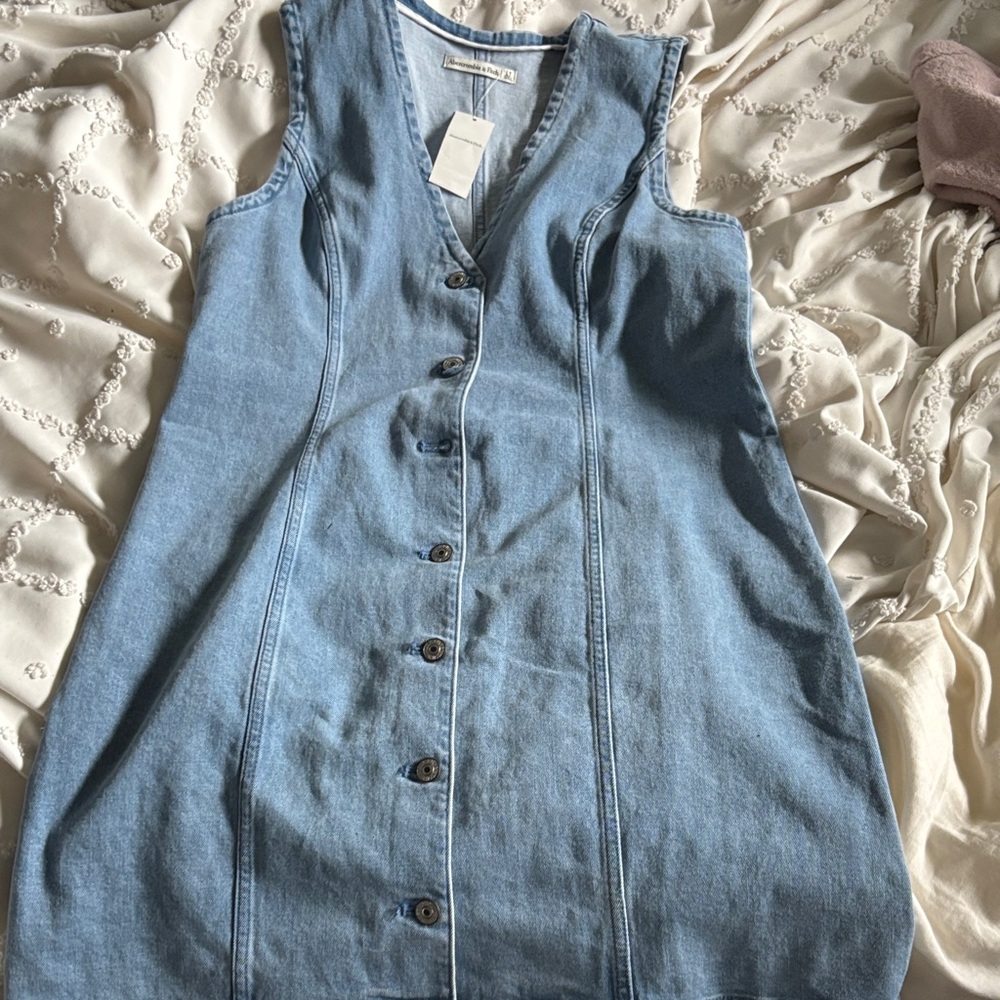 Abercrombie & Fitch Light Blue Denim dress